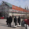 La rénovation de la toiture a débuté le 19 mars 2013